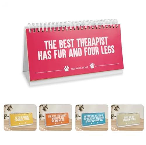 Diabolical DP1351 Dog Owners Desktop Flip Book - Secret Santa Gifts for Work Colleagues, Funny Office Accessories for Desk, Dachshund Gifts, Christmas Gifts for Dog Lovers, Funny Desk Accessories