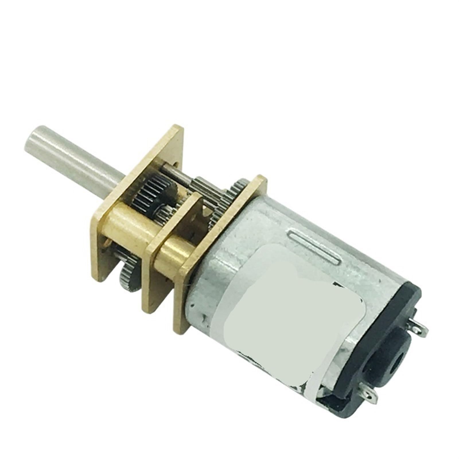 6 V Micro DC Getriebemotor 12 Volt mit 15–1500 U/min Geschwindigkeit und umgekehrter Steuerung, geräuscharmer Reduzierer, 1 Stück (Size : 6v, Color : 1500rpm)