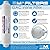 Inline Carbon Water Filter | 10" Length | 1/4" Quick Connect In/Out (1/4" QC) | For Chlorine Taste & Odor or Post Filter for Home RO | RO Stage 5 Polishing Filter