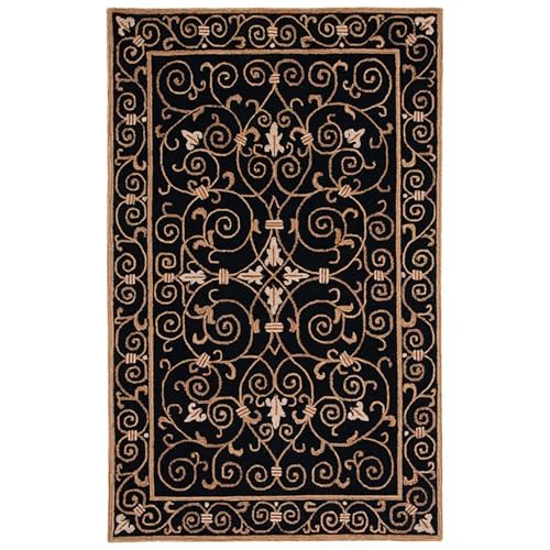 Image of 6x9 Ft Woolen Area Rug -, Tufted Wool Carpet for Home Interiors & Office Decor