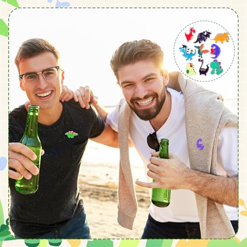 Image of Giegxin 40 Pcs Dinosaur Enamel Pins Bulk Cute Cartoon Backpacks Pins Animals BroochTfor Backpacks Clothes Classroom Student Gifts