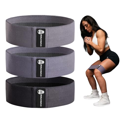 Image of Hip Bands for Booty Workouts | Non Slip Fabric Band Set with 3 Levels - Resistance Bands for Legs & Hip - for Men & Women