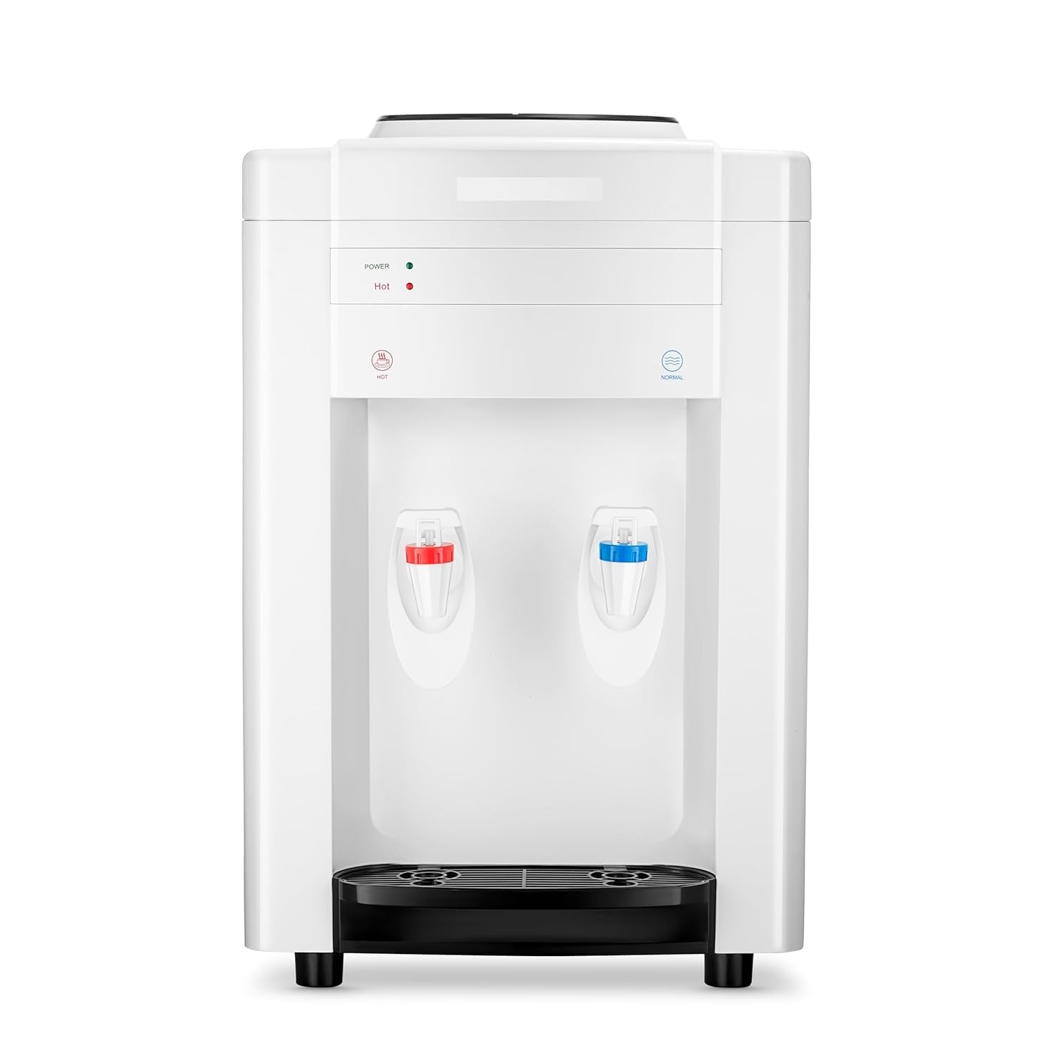 GRAND PLUS Omega Hot and Normal Bottle Water Dispenser Table Top Hot Water Dispenser | 2 Taps| Hot, Normal | for Home, Office, Doctors Easy to Use (White) 10 liters (B0CQR2VVHG) Amazon Price History, Amazon Price Tracker