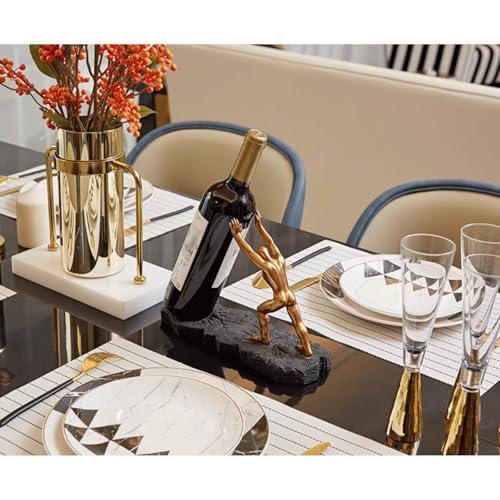 Botellero Decorativo para Vinos Estatuilla Moderna de Resina miniatura 6