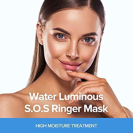 JMsolution K-Beauty Hydration Mask Set Water Luminous SOS Ringer Mask Plus & Active Birds Nest Moisture Mask Prime, 20 Total Masks