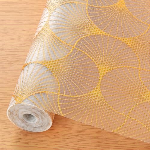Cooyes Shelf and Drawer Liner for Kitchen Cabinets – Non-Adhesive, Waterproof, Non-Slip Cabinet Liners for Scratch Protection, Desk, Refrigerator, Shelves, Drawers with Modern Pattern