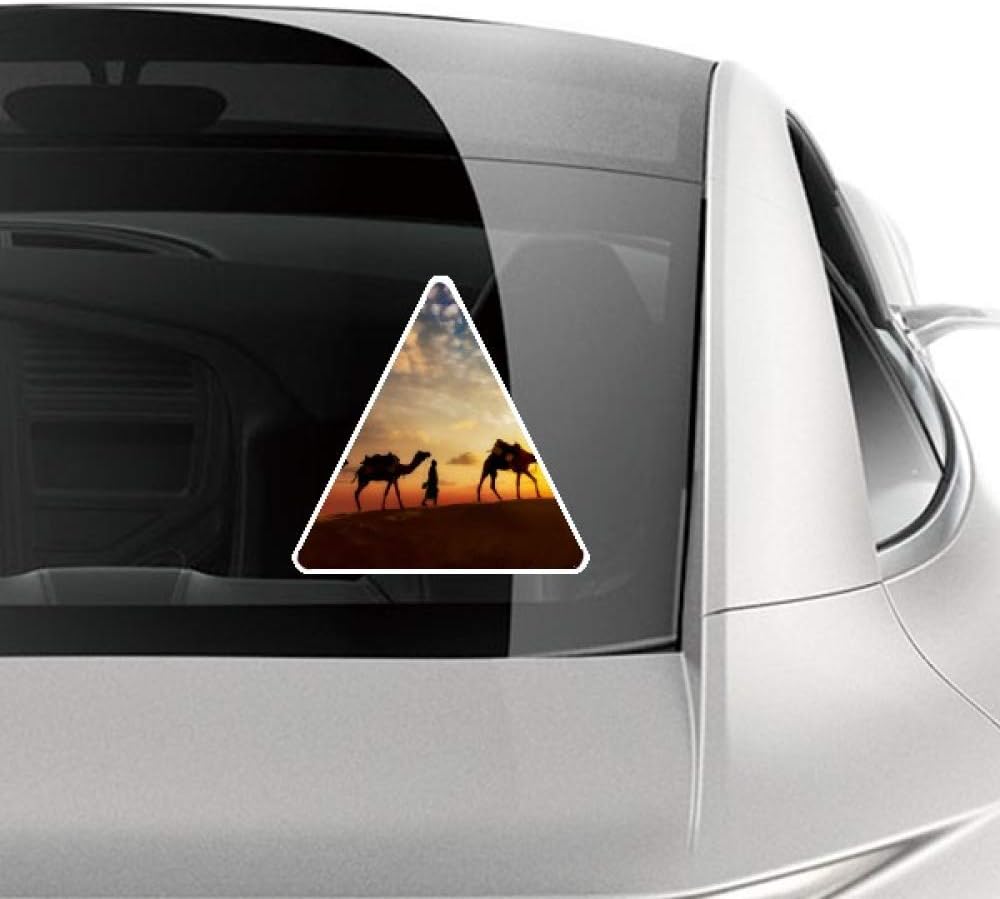 All the Way to the Silk Road Camel Desert Car Sticker Motorcycle Bicycle Luggage Decal
