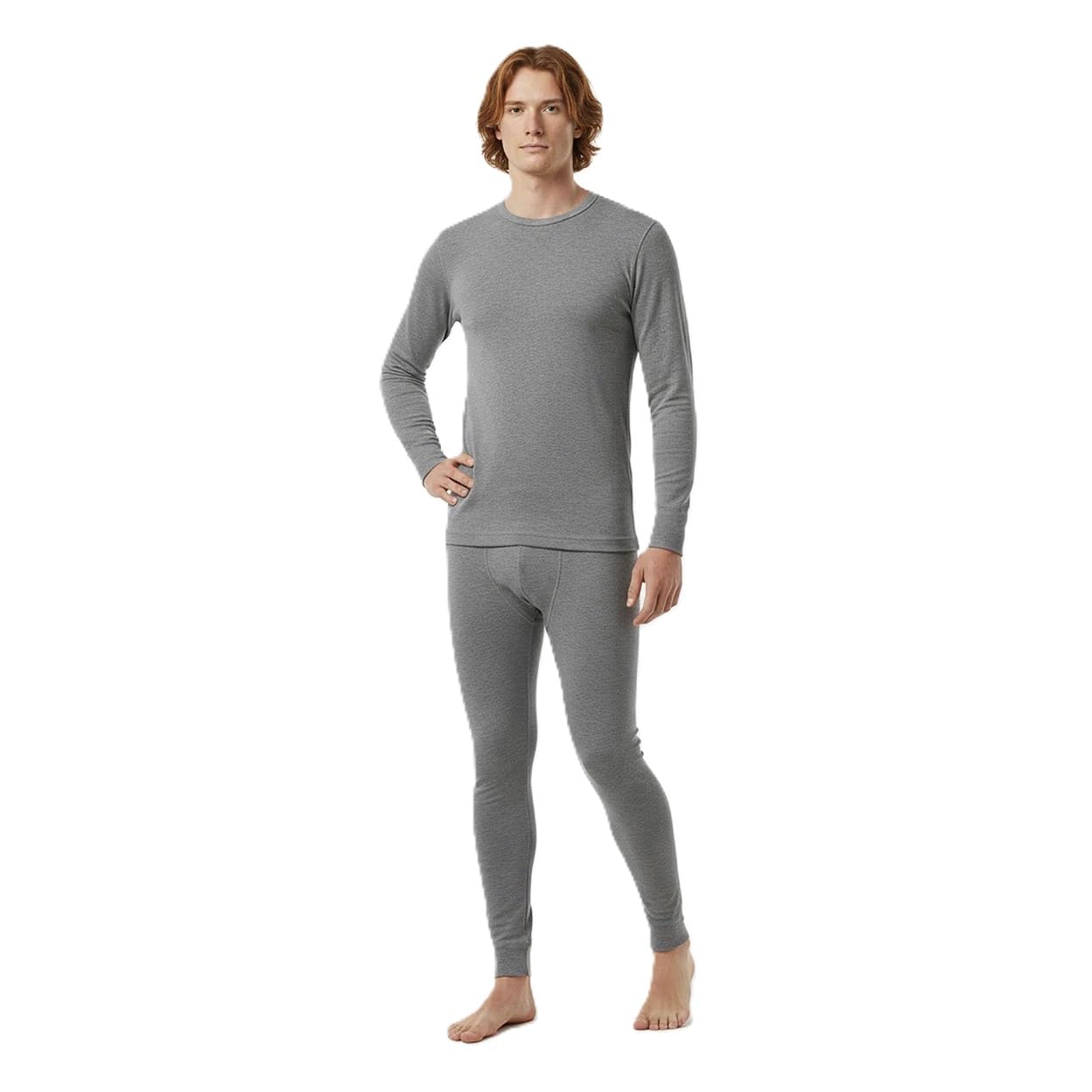 BestSale247 WarmeWinterThermoUnterwäscheHerrenMerinoWolleSethemd+hose