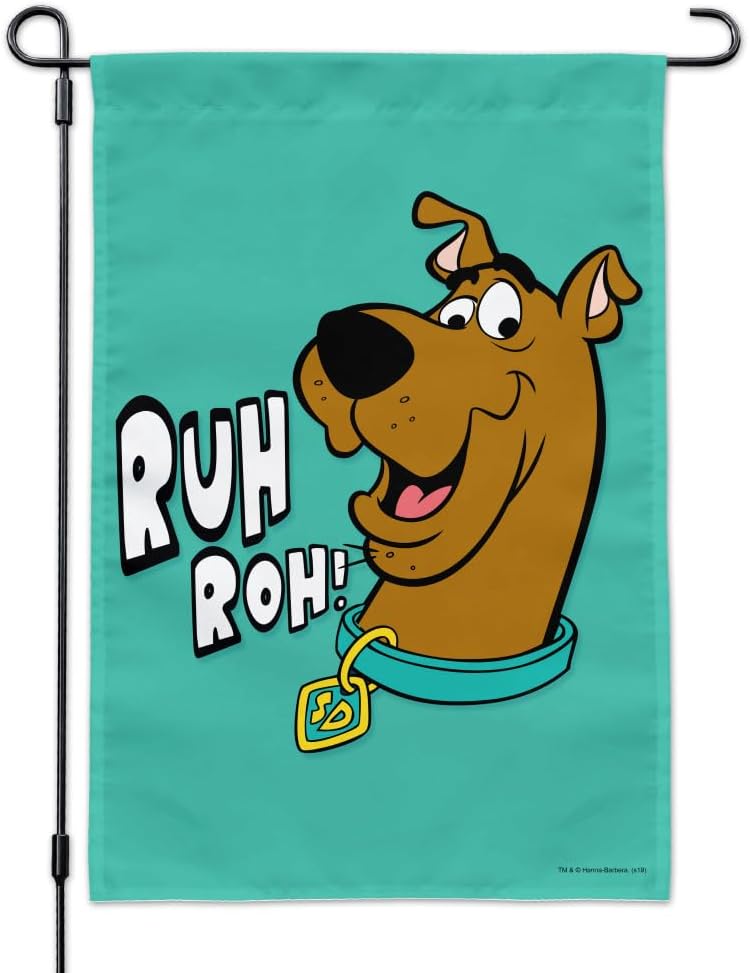 Scooby-Doo Ruh Roh Garden Yard Flag