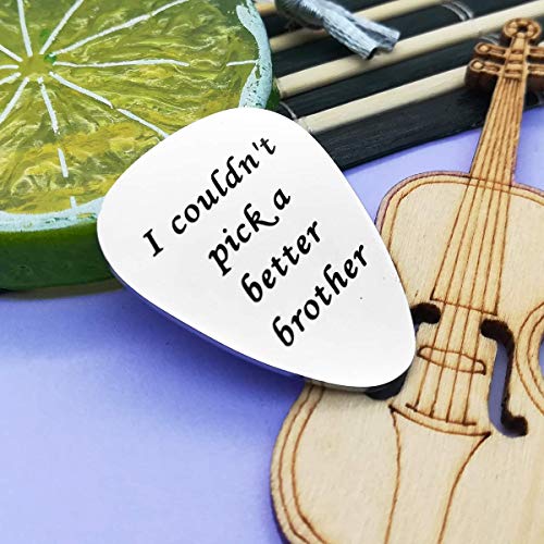 Médiator de guitare en acier inoxydable avec inscription « I Couldn’t Pick A Better Brother » - Les Beatles, Paul McCartney, John Lennon, RIngo Starr, George Harrison Médiator de guitare en acier inoxydable avec inscription « I Couldn't Pick A Better Brother » – Image 6