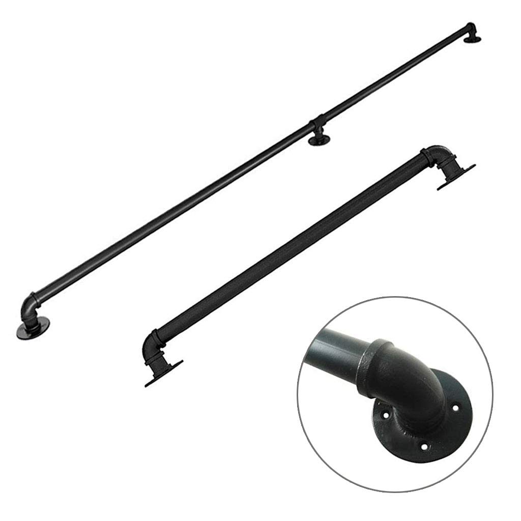 LWJSOCP Stair handrail Stair handrail wrought iron railing, indoor and outdoor stair railings for The safety of The elderly non-slip wall handrails for bathroom corridor stairs