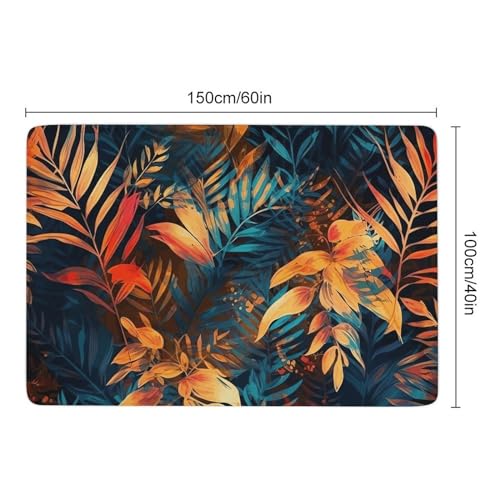 Tapis de sol absorbant antidérapant lavable grand format 152x101 cm - 3