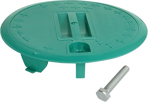 Tapa de la caja de la válvula de riego de 10 pulgadas, tapa redonda de la caja de la válvula de control de riego por aspersión, una pieza