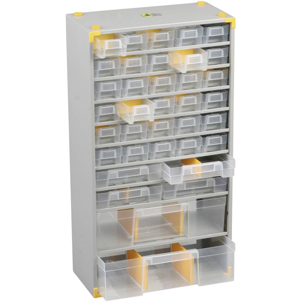 Allit 465620 - Portamonete da officina, 300 x 140 x 565 mm, numero di faecher: 36, 1 pezzo