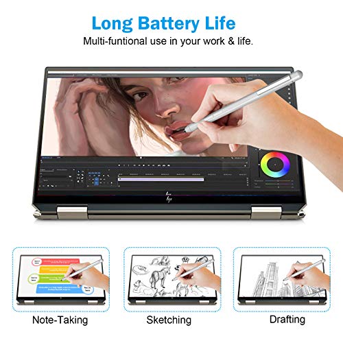 Image of Microsoft Surface Pen - Compatible with Pro 11 /9 /8 /X /10 /7+ /7 /6 /5 /4 /3, Go 4 /3 /2 /1, Laptop /Studio /Book 5 /4 /3 /2 /1, Palm Rejection, 1024 Pressure Sensitivity, 100 Days Working | Digital Pen for Surface, Surface Laptop /Book /Go /Studio, Kobo, 1024 Pressure, Precise Drawing & Note-Taking, Two Side Buttons