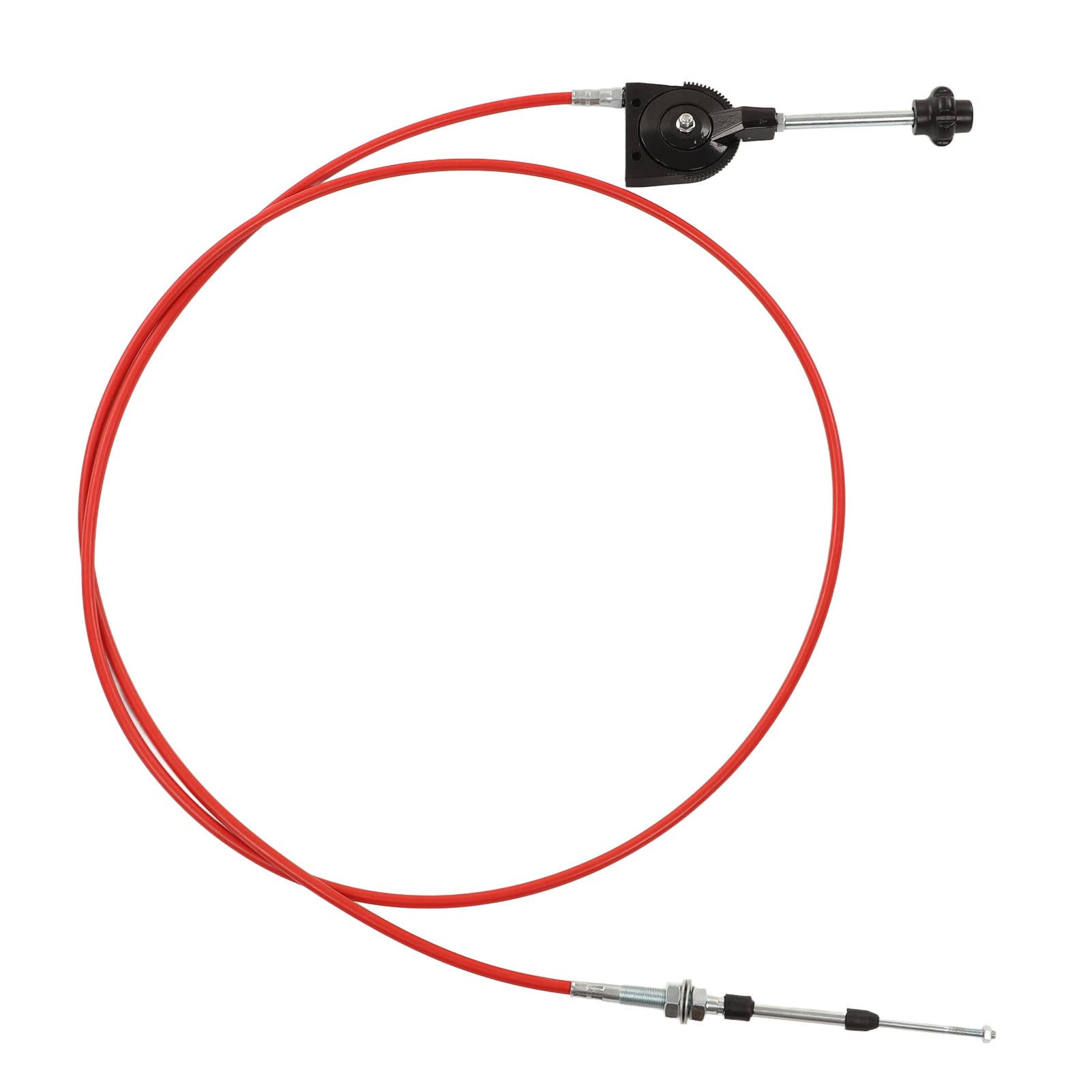 Cavo Acceleratore Manuale per Escavatore e Carrello Irrigatore, 3m Tubo in PU con Giunto Acciaio Inossidabile