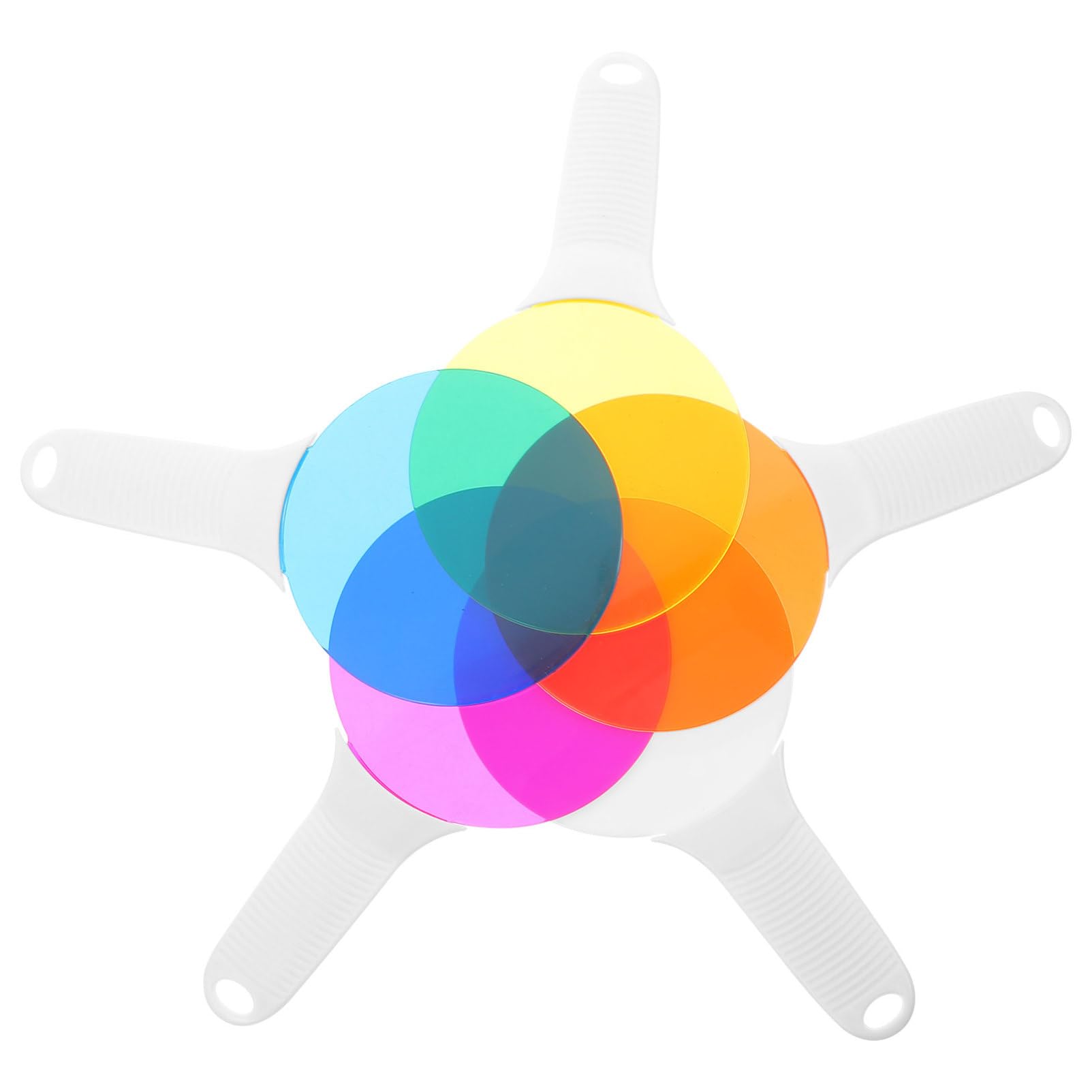 CAXUSD 5 Sheets Translucent Mixing Lenses Sheets Preschool Learning Tool Safe Material Physical Filter Boards