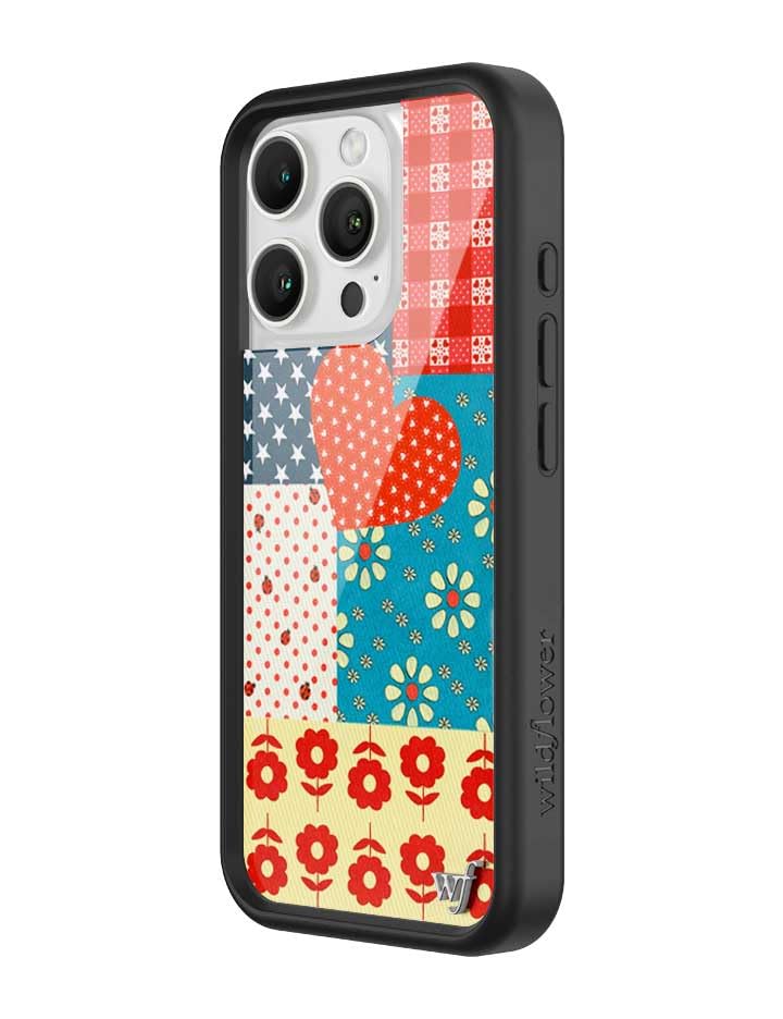 Image of Wildflower Cases - iPhone 16 Pro Compatible - Flower Patch | Impact-Certified 6.5 ft Drop Protection Case, Raised Protective Bumper, Cute Aesthetic Design, Women-Owned Small Business