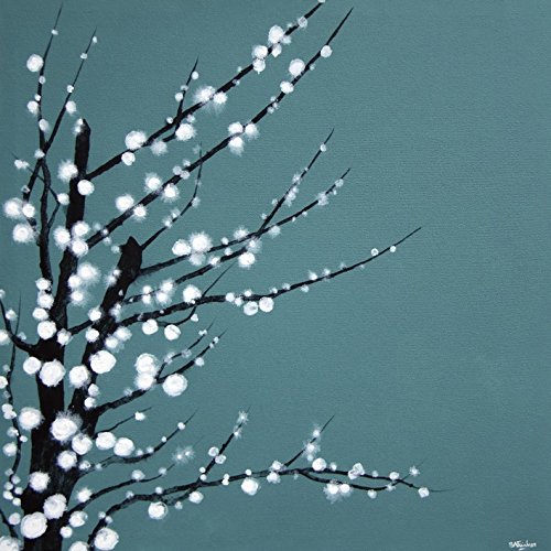 Lienzo Chinese Blossom de alta calidad con acabados en impresión multicolor de 40x40 cm