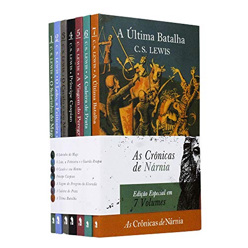 Box 07 Livros | Coleção Completa As Crônicas de Nárnia - C. S. Lewis