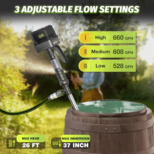 Image of FLUENTPOWER Cordless Stick Water Transfer Pump