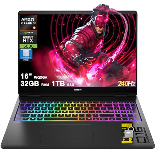 HP Omen MAX 16 �Q�[�~���O AI �m�[�g�p�\�R�� 16�C���` WQXGA 240Hz (100% sRGB 500nits) AMD 12�R�A Ryzen AI 9 HX 375 (�ő�55�g�b�v) 32GB RAM 1TB SSD GeFo