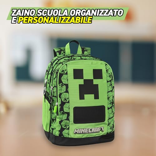 Sac à dos Minecraft double compartiment pour éviter les cahiers cornés - 5