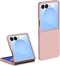 RankOne Coque de Téléphone pour Samsung Galaxy Z Flip 7 / Z Flip7 2025 (6.85" inches), Étui Rigide en Silicone Anti Chute et Anti Rayures - Rose