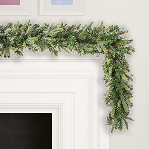 Vickerman-9-Cashmere-Pine-Artificial-Christmas-Garland-Unlit-IndoorOutdoor-Christmas-Garland-Seasonal-Home-Decor-Garland-for-Mantel-or-Staircase Vickerman 9 Cashmere Pine Artificial Christmas Garland Unlit IndoorOutdoor Christmas Garland Seasonal Home Decor Garland for Mantel or Staircase