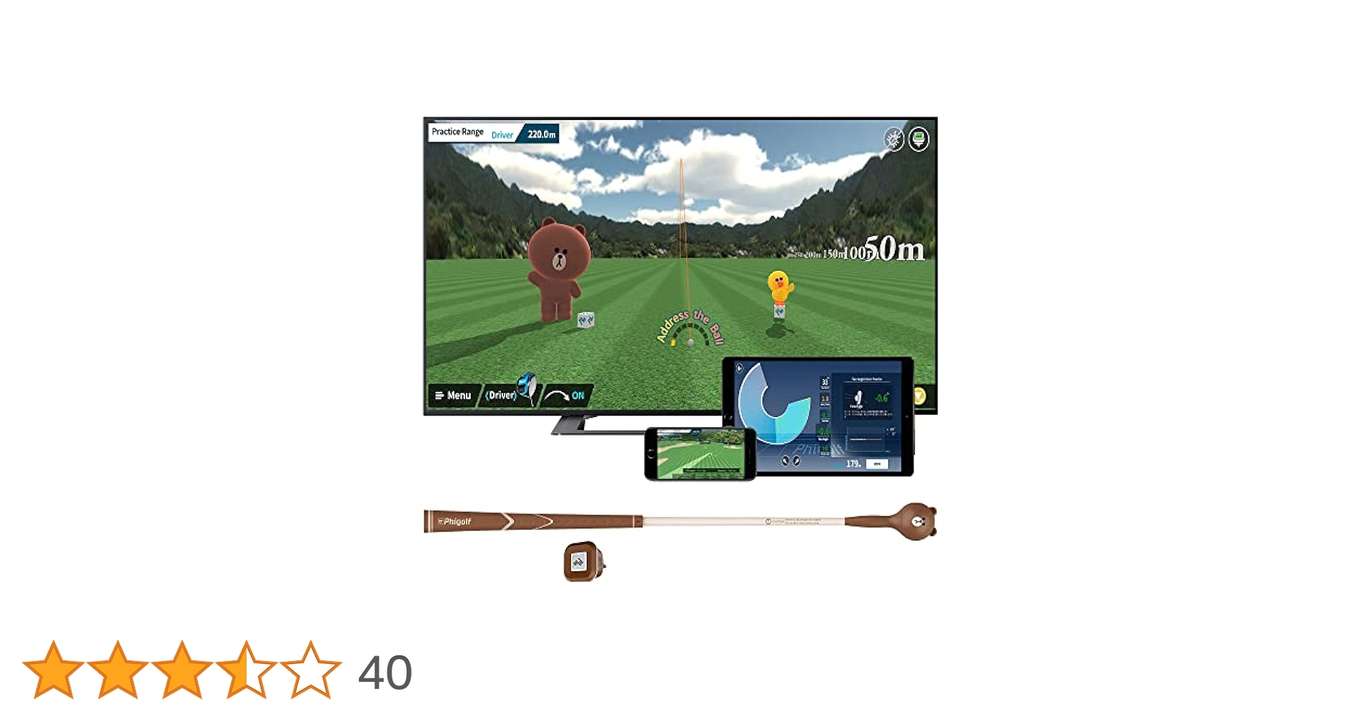 Phigolf(ファイゴルフ) ゴルフシュミレーターLINE FRIENDS Amazon | Phigolf(ファイゴルフ) ゴルフシュミレーター【日本