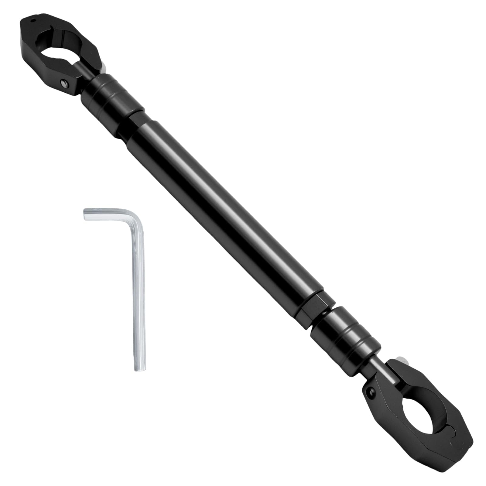 Tryagat Motorcycle Balance Bar for BMW F 650GS Dakar, Handlebar Crossbar Steering Bar Extension Vehicle Lever Reinforced Rod Motorbike Accessory,Black