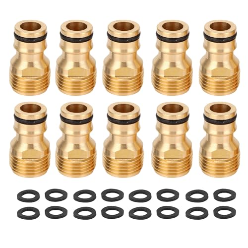 La mejor selección de Lavavajillas tamaño estándar los más solicitados. 43 10 adaptadores de grifo de latón |Conexión segura para lavadora/lavavajillas/fregadero portátil |Adaptador de grifo de tamaño estándar con arandelas, no corrosivo