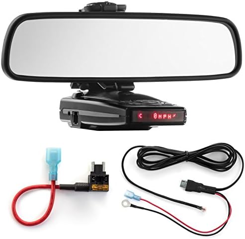 Radar Mount Mirror Mount + Direct Wire Power Cord + Micro Fuse Tap Escort 9500ix X50 8500 (3001501)