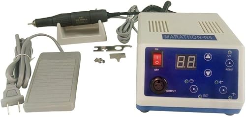 Miniatura 2 de UNIDAD N4 del maratón de la máquina pulidora del laboratorio con 45000 RPM 7.7 ft m extremidades Micromotor Handpiece USA STOCK