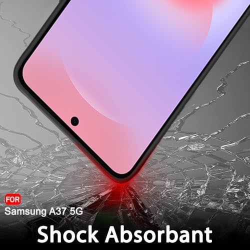 Image of TheGiftKart Back Cover for Samsung Galaxy A37 5G Case | Sleek Slim Fit Protective Design | Ultra Matte Finish | Camera Protection Bump | Soft Silicon Galaxy A37 Back Cover (Silicone, Black)