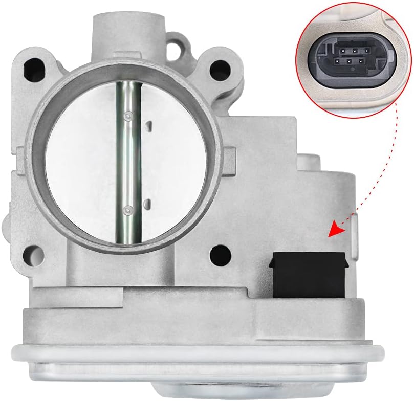 Electronic Throttle Body Compatible with Chrysler, Jeep & Dodge 2.0L & 2.4L - 200, Sebring, Avenger, Caliber, Journey, Compass and Patriot - Replaces 04891735AC, 977025, 4891735AD - 2007-2017
