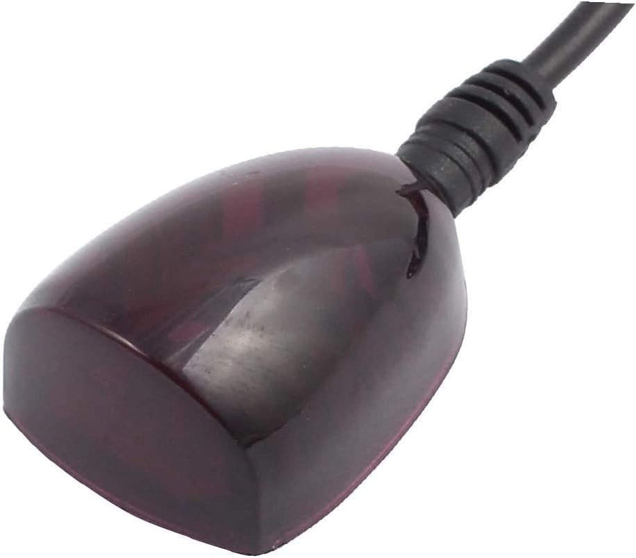 New Lon0167 2Pcs CHT-D12 Featured Single Head 3.5mm reliable efficacy Red Jack IR Infrared Receiver Cable Black(id:c42 52 35 ca7)
