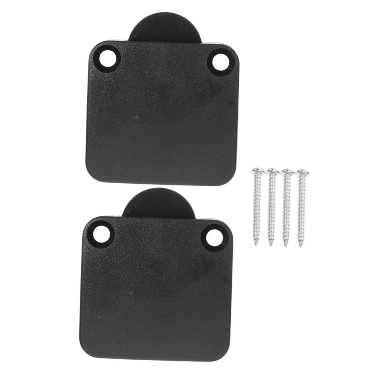 Ciieeo 10 piezas Interruptor de Puerta para Luz de Armario Control Eléctrico Automático para Luces de Gabinete con Tornillos Fácil Instalación Negro