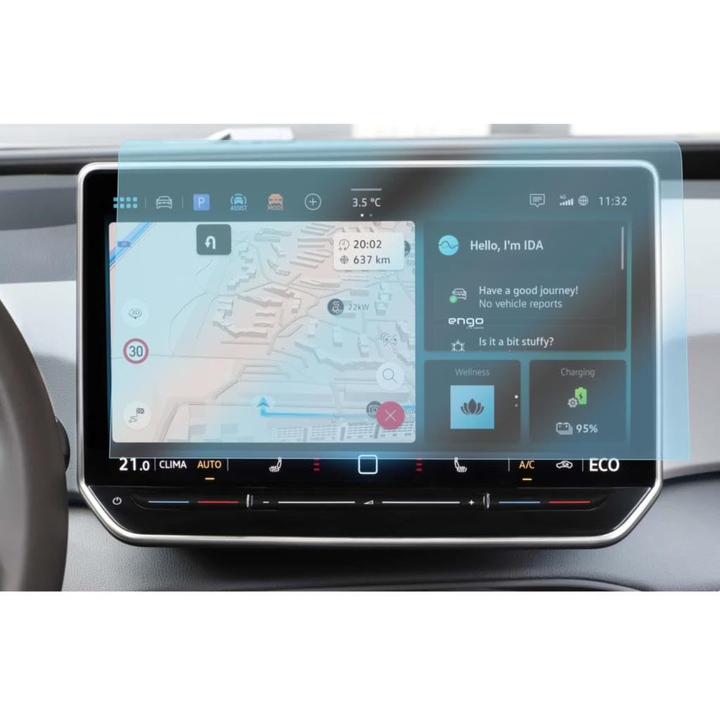 Engo Volkswagen Id.Buzz 12.9 İnç İle Uyumlu Ekran Koruyucu Multimedya Nano