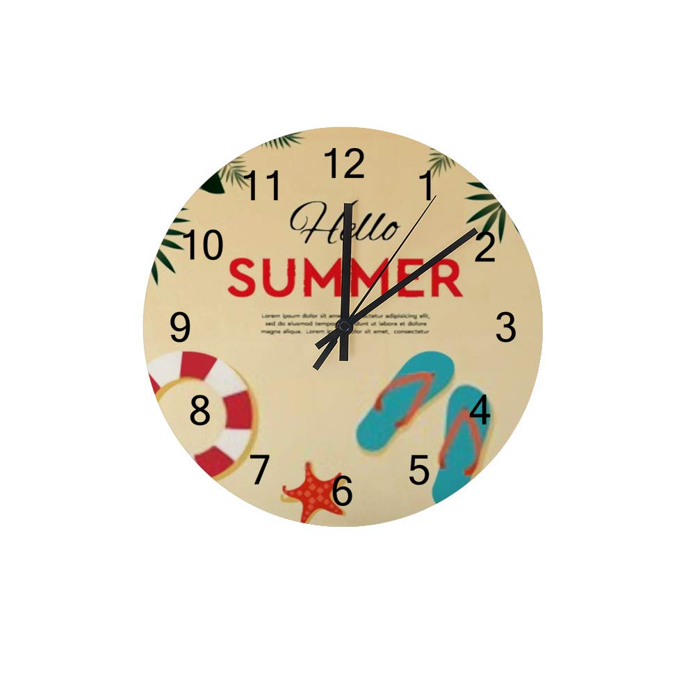 Horloge murale en bois silencieuse CHEHONG pour supprimer le tic-tac dans la chambre