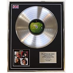THE BEATLES/EDITION LIMITEE/CADRE CD/DISQUE DE PLATINE/LET IT BE - Les Beatles, Paul McCartney, John Lennon, RIngo Starr, George Harrison