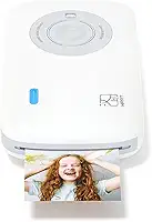 HPRT CP2100 Impressora fotográfica portátil para iPhone, impressora de imagens sem fio para smartphone, mini impressora colorida de foto móvel 2x3, tecnologia instantânea de sublimação de tinta