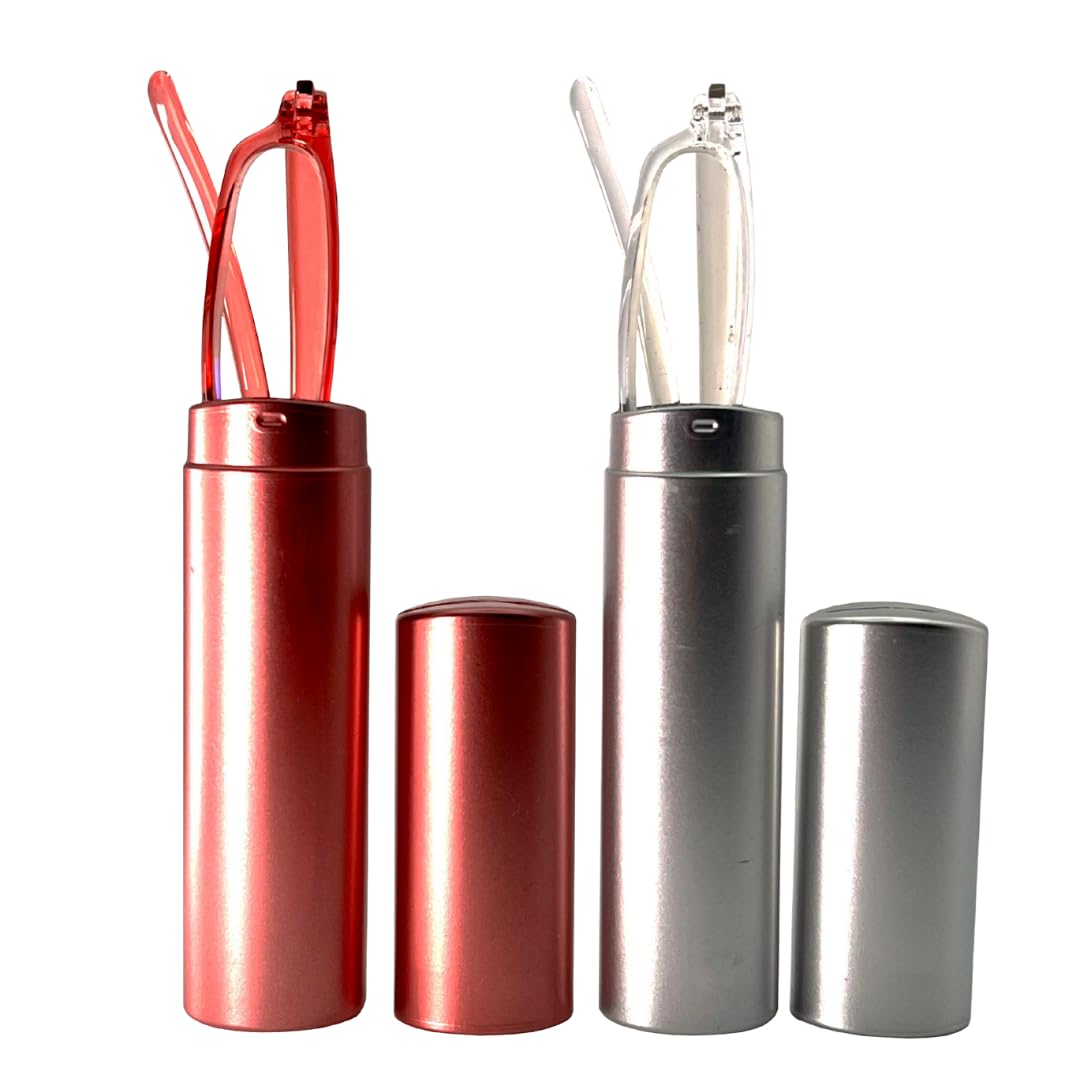 MIYUI JAPAN Women Reading Glasses Men Blue Light Blocking Anti Eyestrain Slim Computer Reader Tube Small Glass Thin Compact