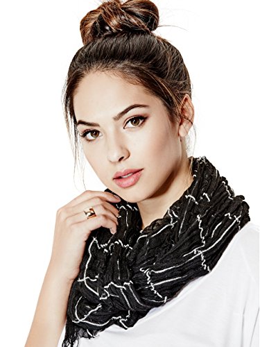 GUESS Women's Windowpane Scarf