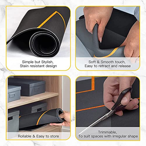 Image of SKVM Memory Foam Water Absorbent Rectangular Shape Mat for Bathroom Kitchen Floor Door Entrance Anti Slip Foot Skid Shower mat (Design 1)