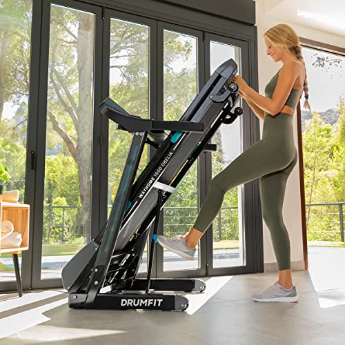 Cecotec Cinta de Correr Plegable DrumFit WayHome 1600 Obelia Ultraflex. 1500 W, Inclinación Motorizada, Superficie de 130x42 cm, Sistema de Amortiguación UltraFlex System, Pantalla LCD, Negro - imagen 6