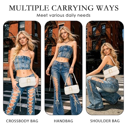 Image of KKXIU Shoulder Bag for Women Small Clutch Purses Cute Hobo Handbag Trendy Underarm Bag