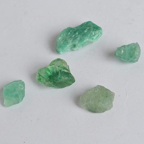 Miniatura 2 de GEMHUB Joyería Esmeralda Verde 30.50 Ct. Lote de 10 piezas de piedras sueltas de esmeralda áspera natural sin cortar, Gema, lote de piedras preciosas