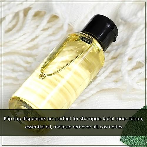 nsb herbals 30ml Empty Clear Plastic Bottles Refillable Travel Size Cosmetic Containers Small Leak Proof Squeeze Bottles with Black Flip Cap for Toiletries, Shampoos, Lotions, Creams (6) - Image 7