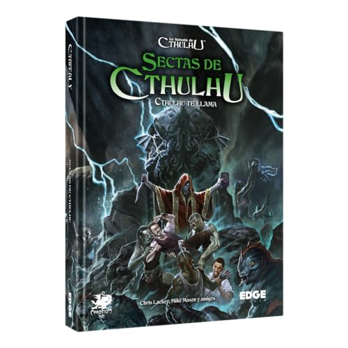 Edge Studio La Llamada de Cthulhu: Sectas de Cthulhu Expansión Juego de rol, A Partir de 12 Años, De 2 a 6 Jugadores, 30-120 Minutos por Partida, Español